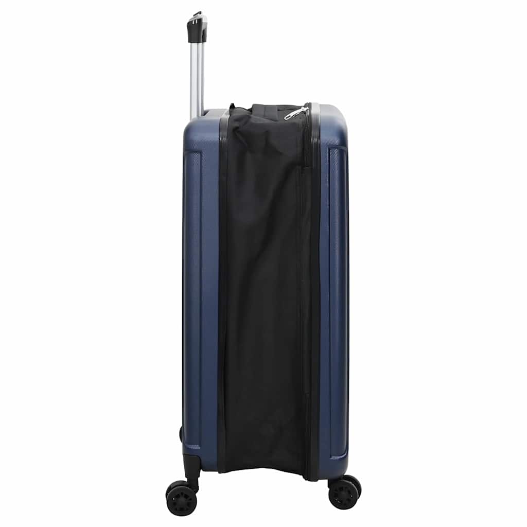 vidaXL Suitcase Folding Dark blue 50 x 30 x 76 cm ABS Plastic