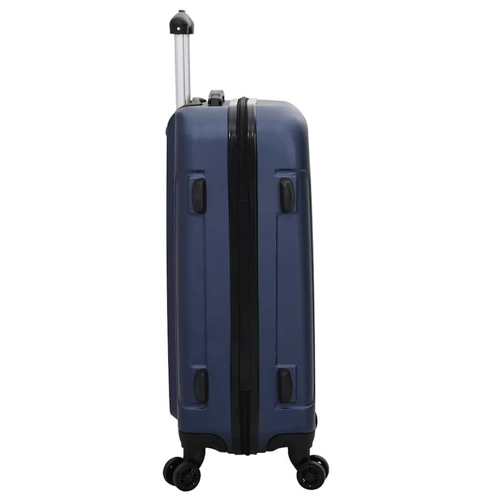 vidaXL Suitcase Set 3 pcs Dark blue 50 x 31 x 78 cm ABS Plastic, Steel