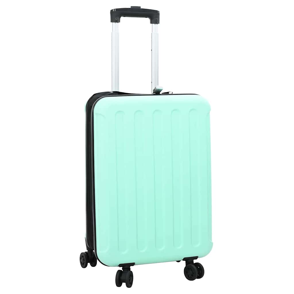 vidaXL Suitcase Folding Mint green 34 x 23 x 55.5 cm ABS Plastic