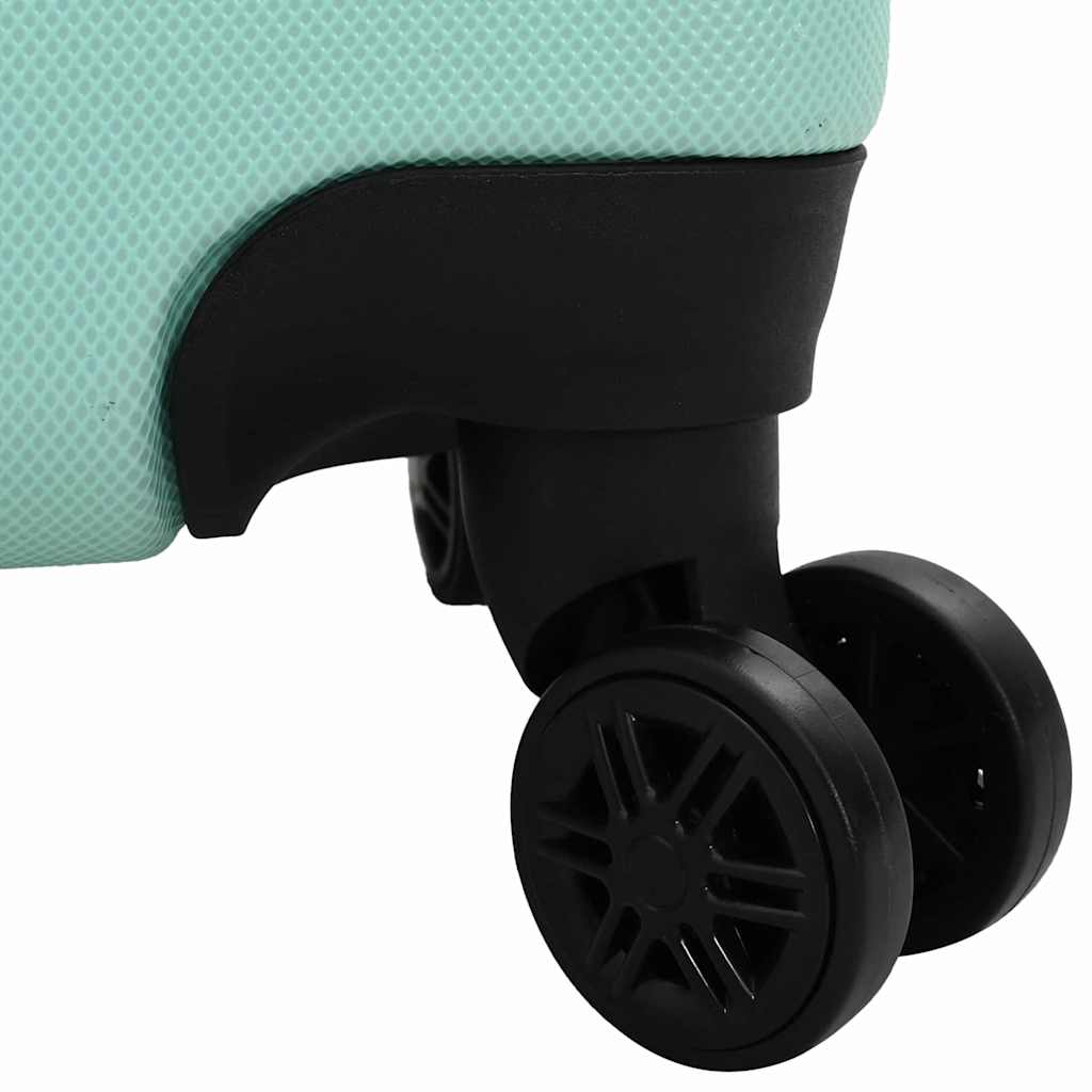 vidaXL Suitcase Set with Lock 3 pcs Mint green 50 x 31 x 78 cm
