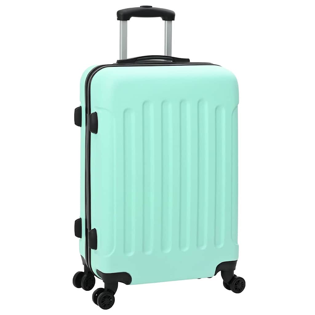 vidaXL Suitcase Set with Lock 3 pcs Mint green 50 x 31 x 78 cm