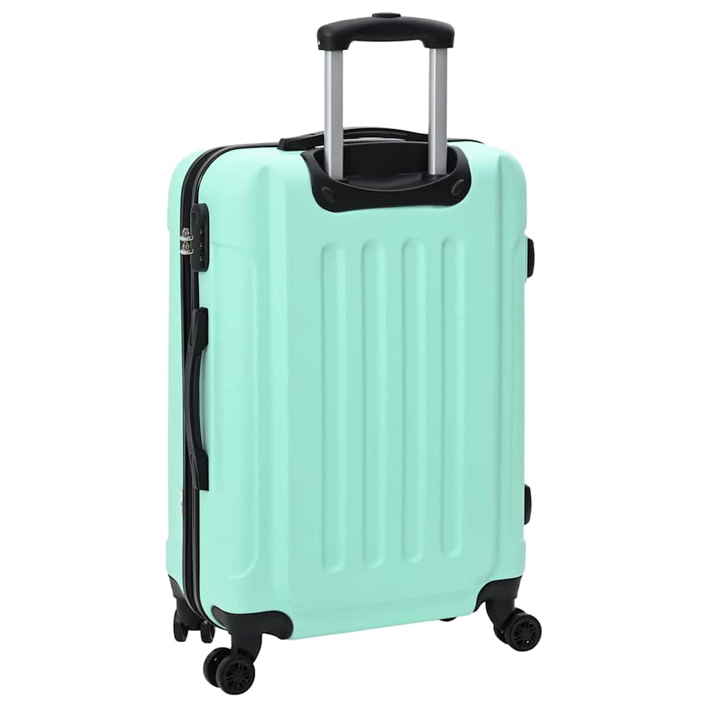 vidaXL Suitcase Set with Lock 3 pcs Mint green 50 x 31 x 78 cm