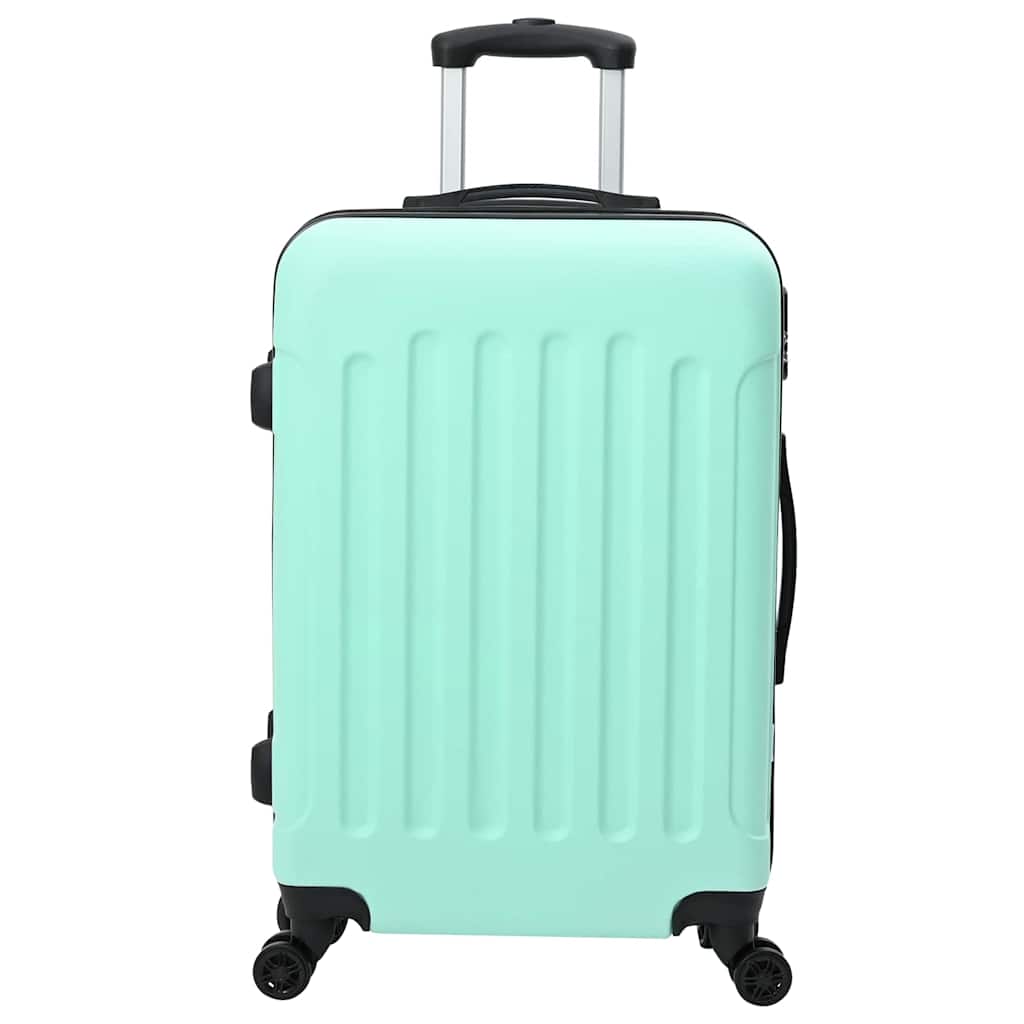 vidaXL Suitcase Set with Lock 3 pcs Mint green 50 x 31 x 78 cm