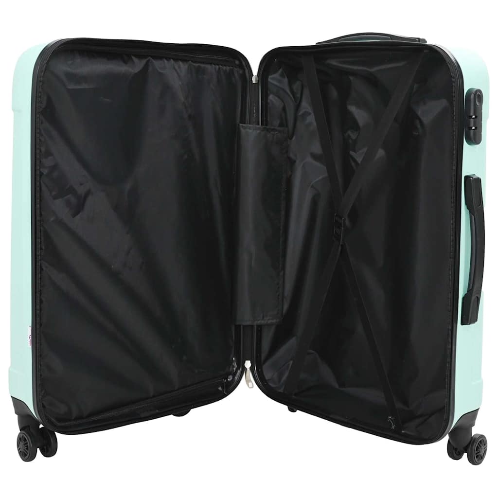 vidaXL Suitcase Set with Lock 3 pcs Mint green 50 x 31 x 78 cm