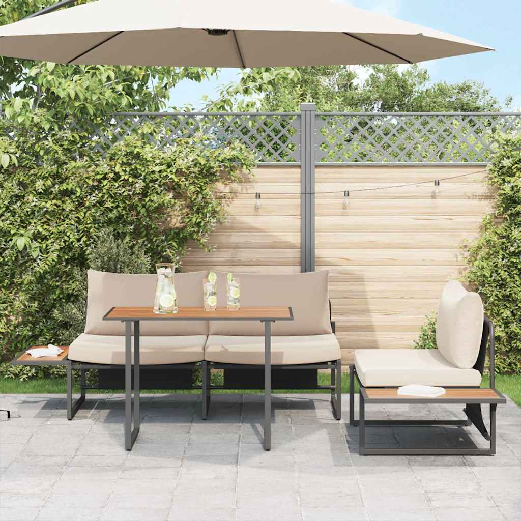 Garden Table Brown 100 x 55 x 70 cm Wood