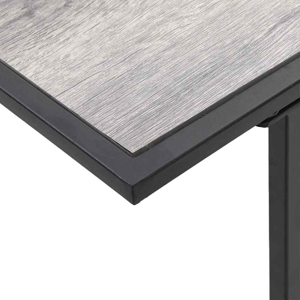 Garden Table Grey 100 x 55 x 70 cm Wood