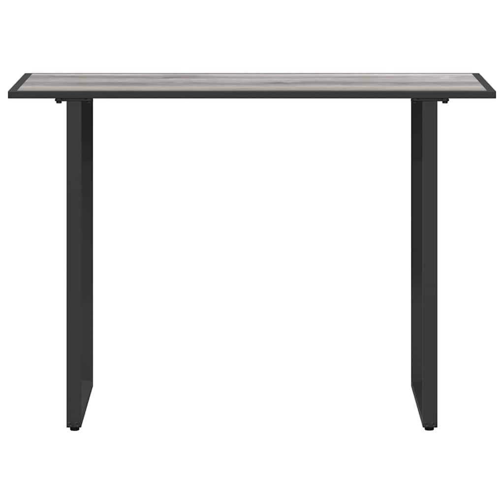 Garden Table Grey 100 x 55 x 70 cm Wood