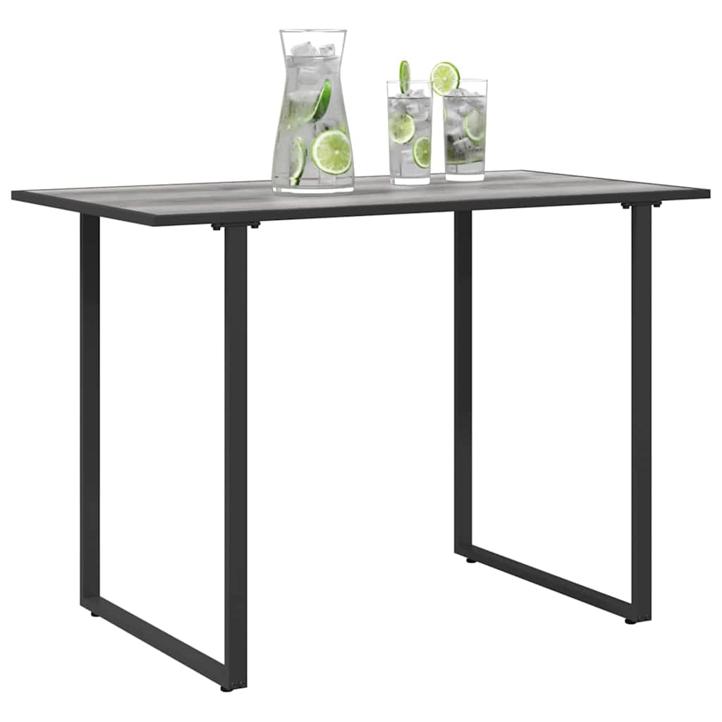 Garden Table Grey 100 x 55 x 70 cm Wood