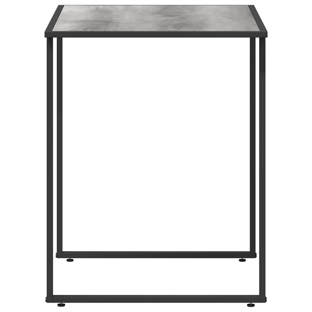 Garden Table Grey 100 x 55 x 70 cm Wood