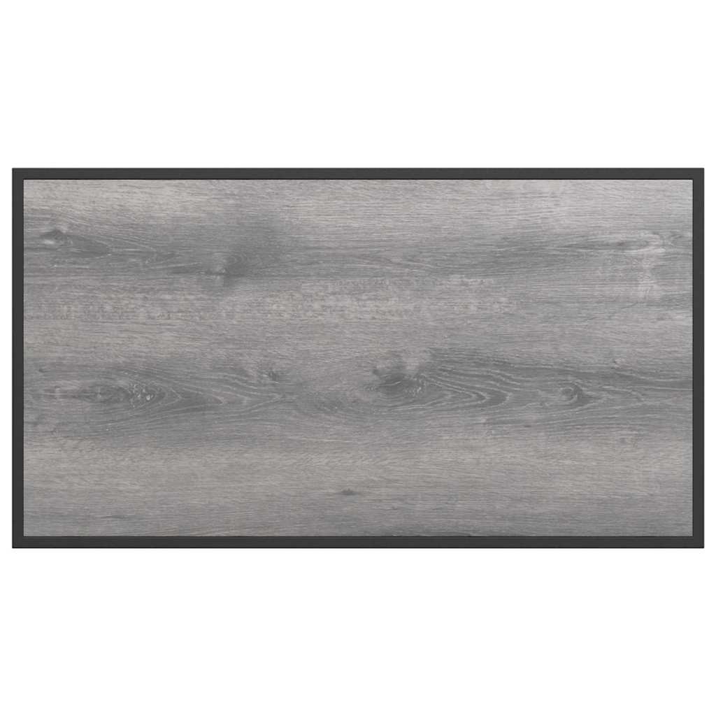Garden Table Grey 100 x 55 x 70 cm Wood