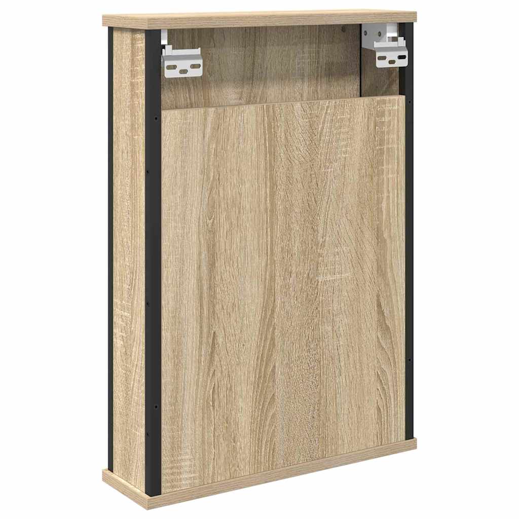 Mirror Cabinet Sonoma Oak 42 x 12 x 60 cm Engineered Wood
