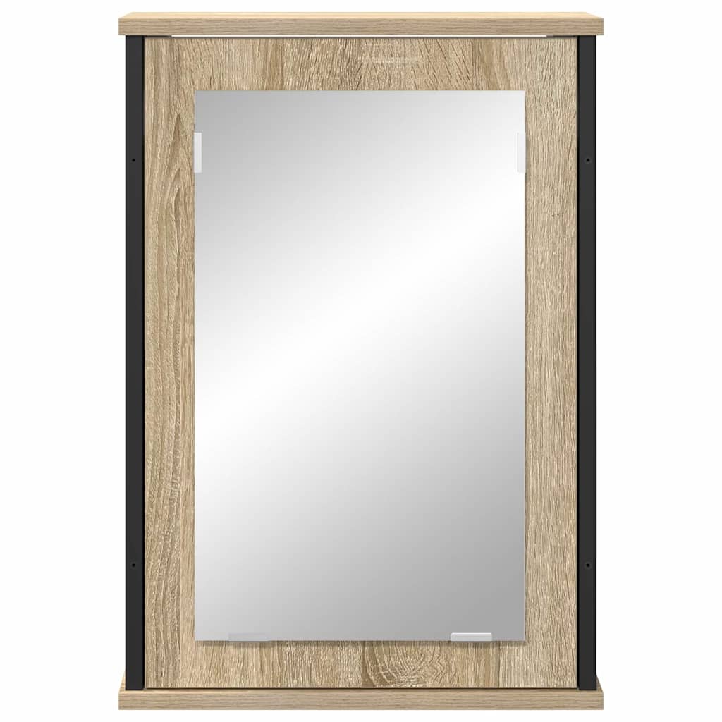 Mirror Cabinet Sonoma Oak 42 x 12 x 60 cm Engineered Wood