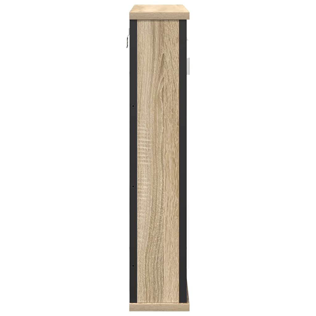 Mirror Cabinet Sonoma Oak 42 x 12 x 60 cm Engineered Wood