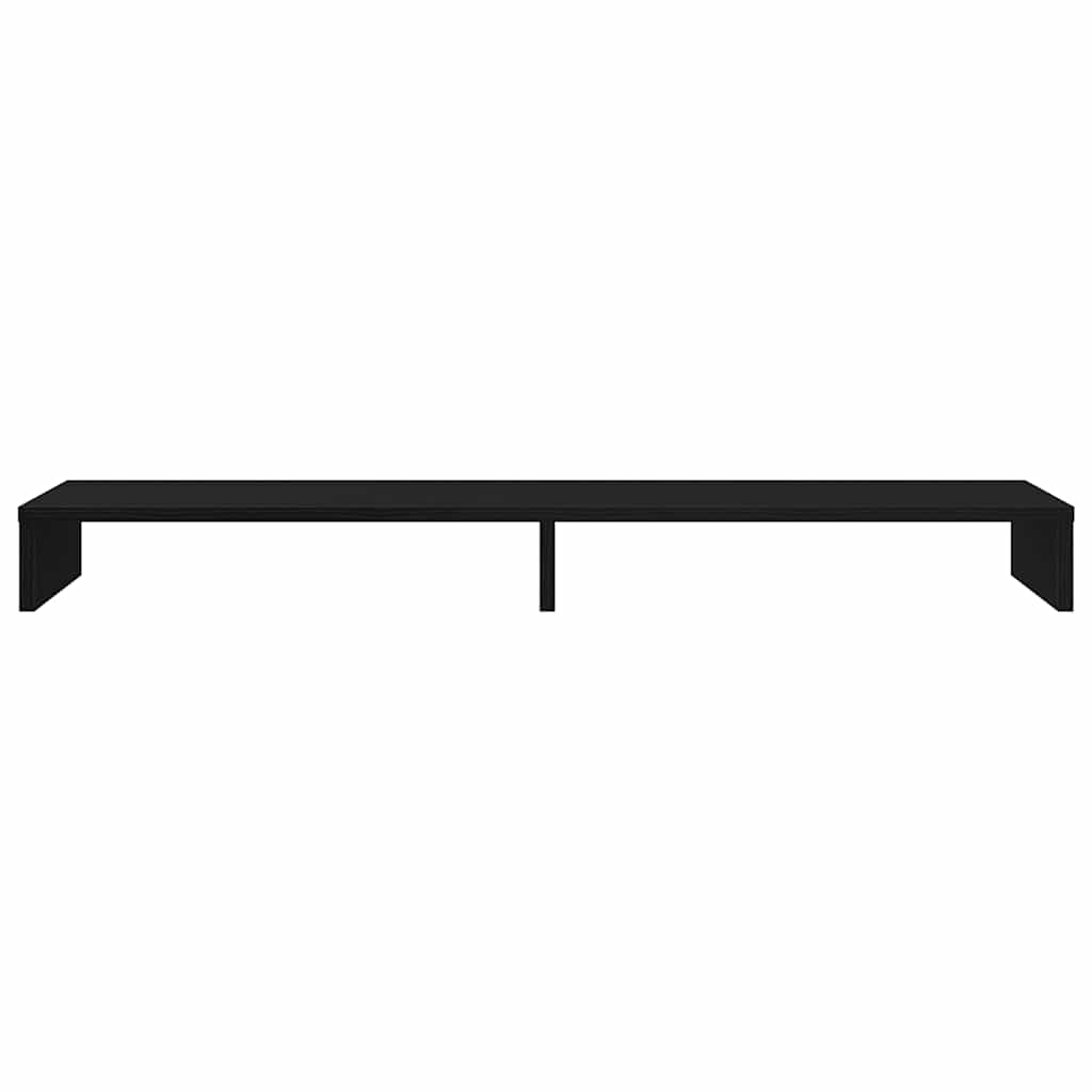 Monitor Stand Black Oak 100x27x10 cm Engineered Wood