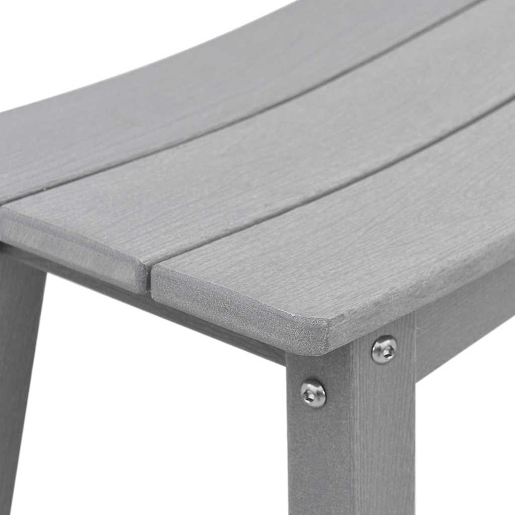 Bar Stool 2 pcs Light Grey 52 x 43 x 73.5 cm HDPE