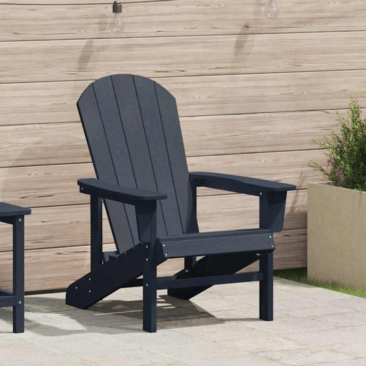 Adirondack Chair Navy Blue HDPE