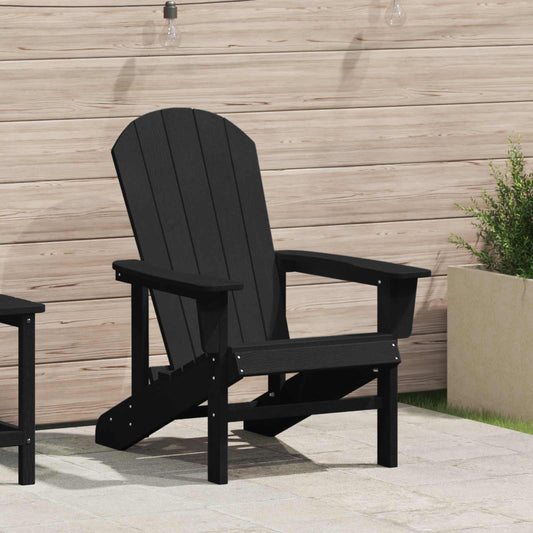 Adirondack Chair Black HDPE