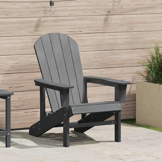 Adirondack Chair Light Grey HDPE