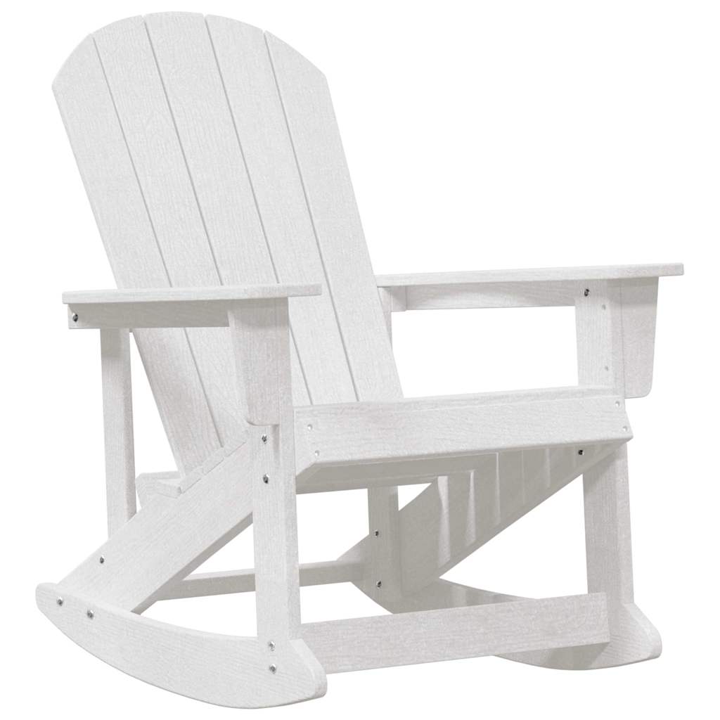 Adirondack Rocking Chair White 92 x 73.5 x 92 cm HDPE
