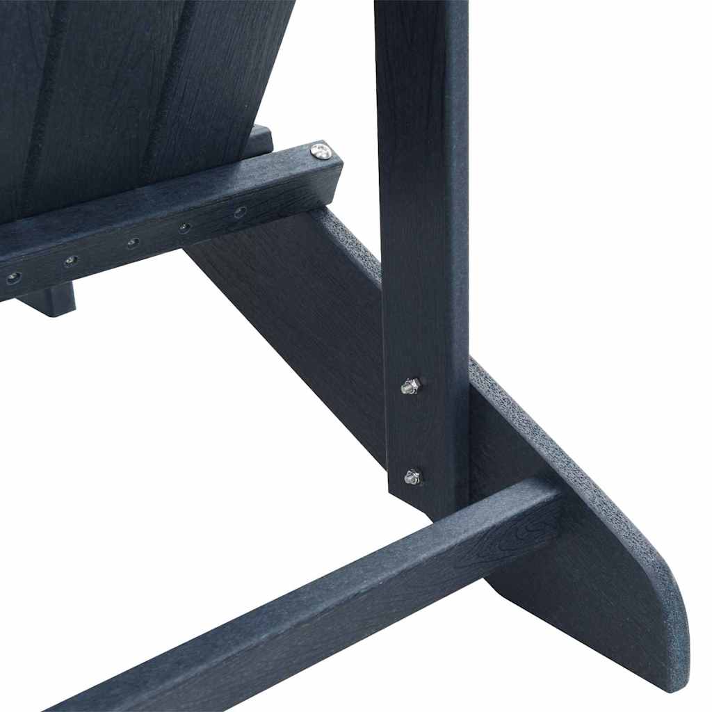 Adirondack Chair Navy Blue 82 x 74 x 92 cm HDPE