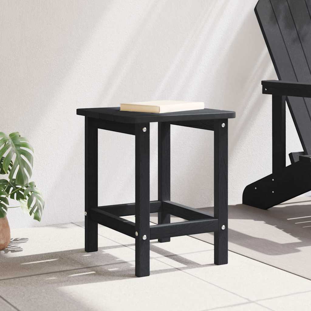 Side Table Black 38 x 38 x 46 cm Polyethylene