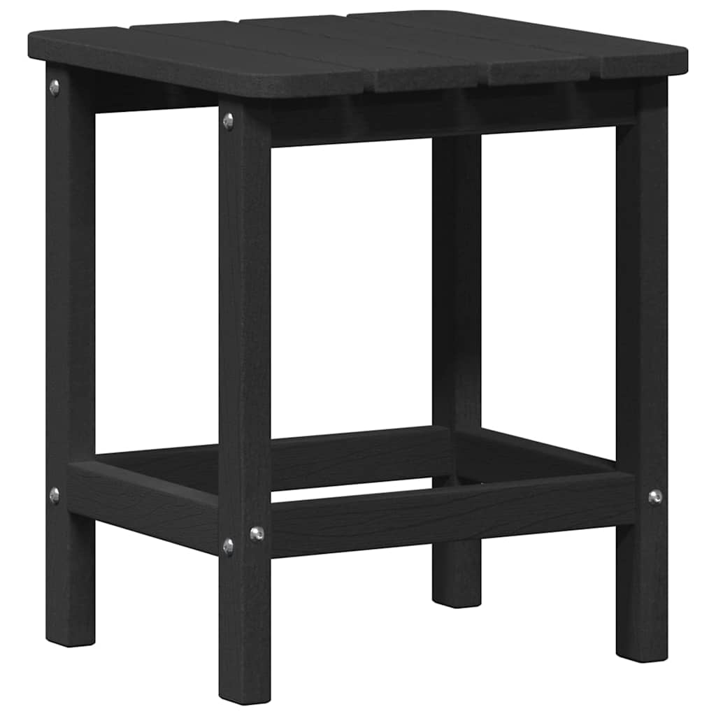 Side Table Black 38 x 38 x 46 cm Polyethylene