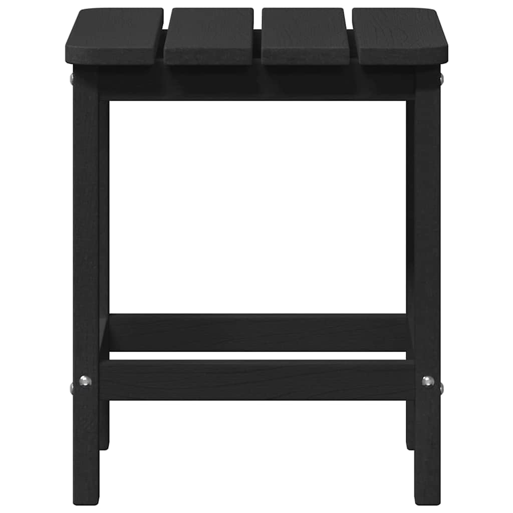 Side Table Black 38 x 38 x 46 cm Polyethylene