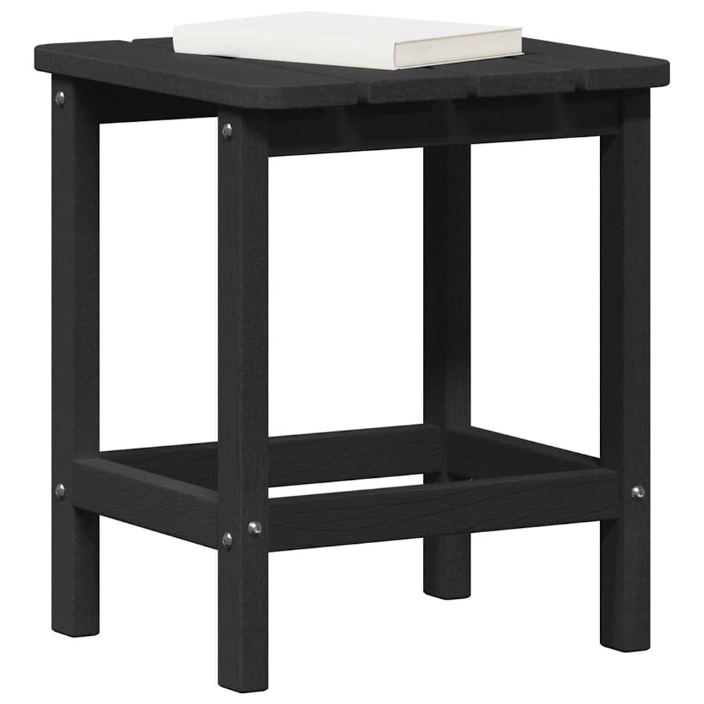 Side Table Black 38 x 38 x 46 cm Polyethylene