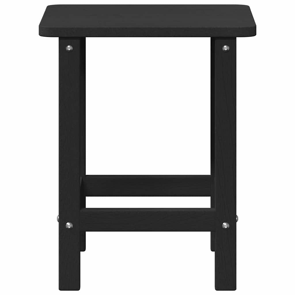 Side Table Black 38 x 38 x 46 cm Polyethylene