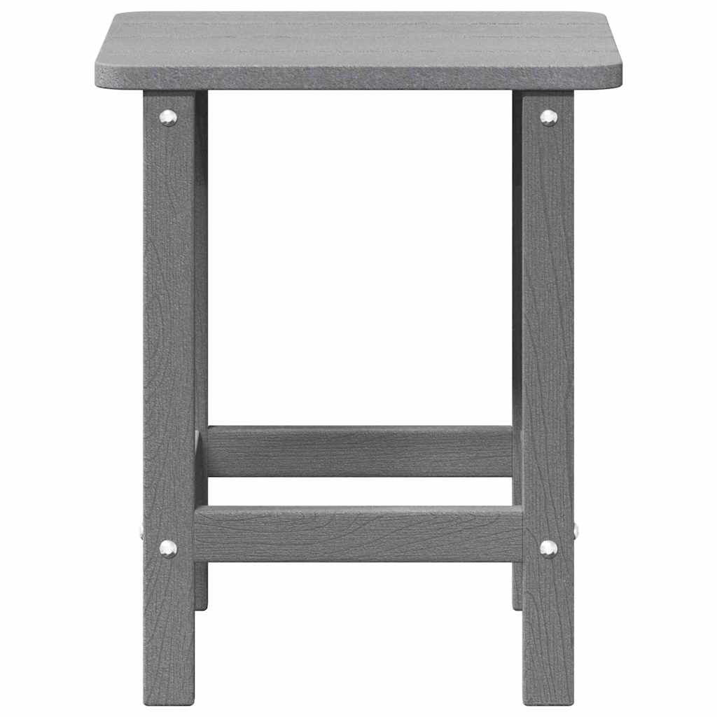 Side Table Light Grey 38 x 38 x 46 cm Polyethylene