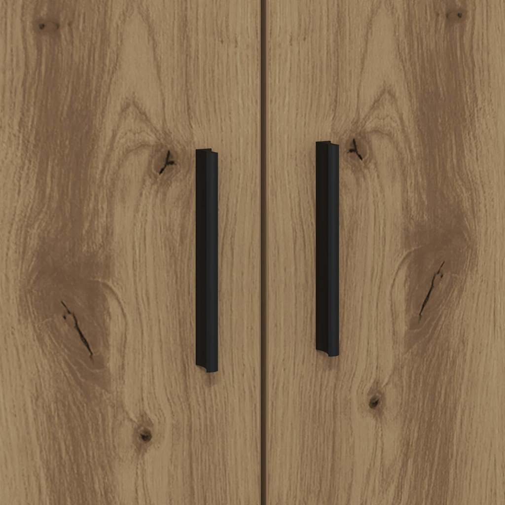 Bed Frame with Drawer Artisan Oak 80 x 200 cm Engineered Wood