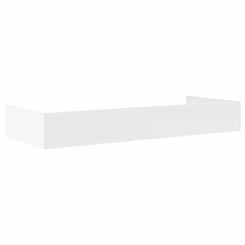 Bed Frame with Headboard White 80 x 200 cm Engineered Wood