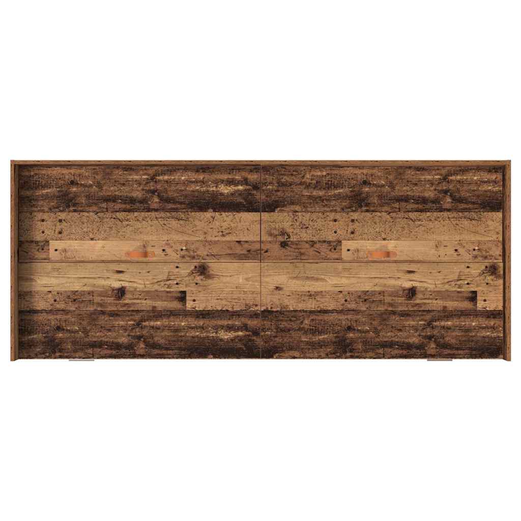 Bed Frame with Headboard Old Wood 80 x 200 cm Engineered Wood