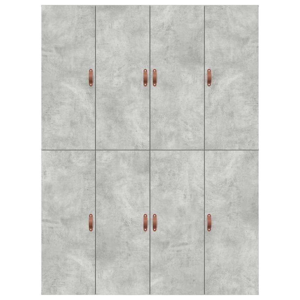 Storage Bed Frame Concrete Grey 160 x 200 cm Engineered Wood