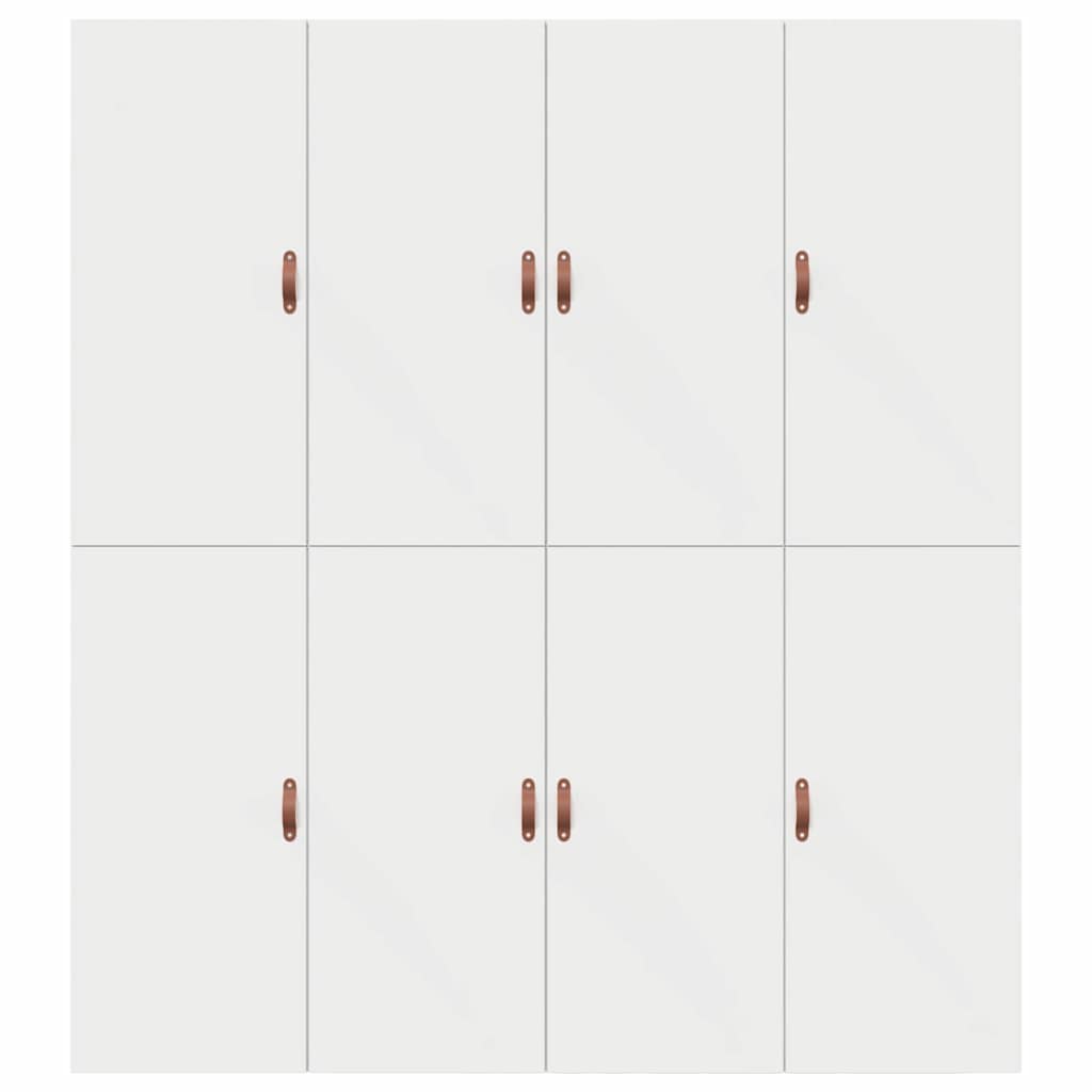 Storage Bed Frame White 180 x 200 cm Engineered Wood