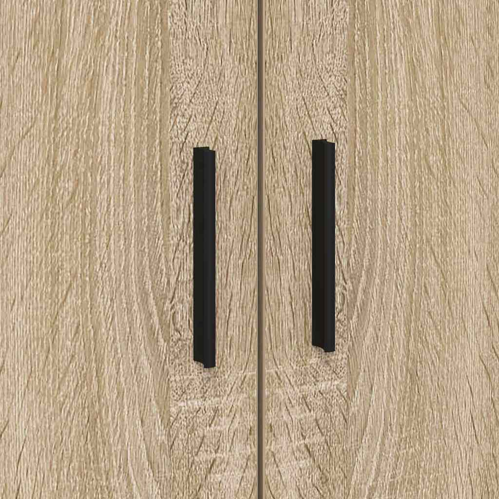 Storage Bed Frame with Storage Sonoma Oak 75 cm Engineered Wood