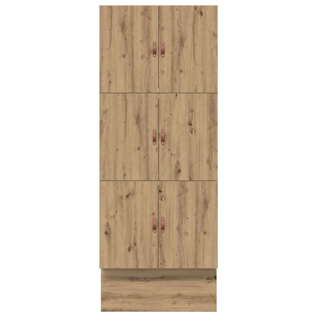 Storage Bed Frame Artisan Oak 100 cm Engineered Wood