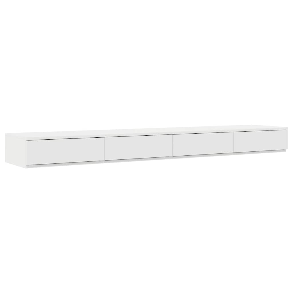 Storage Bed Frame with Drawer White 200 cm Engineered Wood