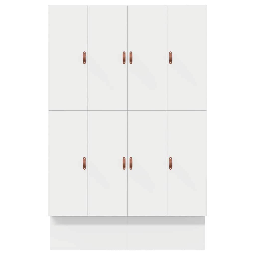 Storage Bed Frame with Drawer White 150 cm Engineered Wood