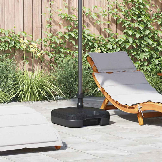 Parasol Base 28 Black High-density polyethylene Rectangular