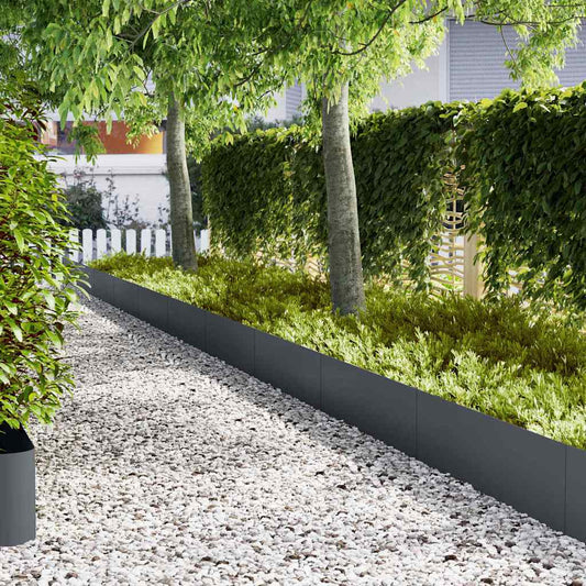 Lawn Edging 30 pcs 100 x 0.05 x 30 cm Cold Rolled Steel