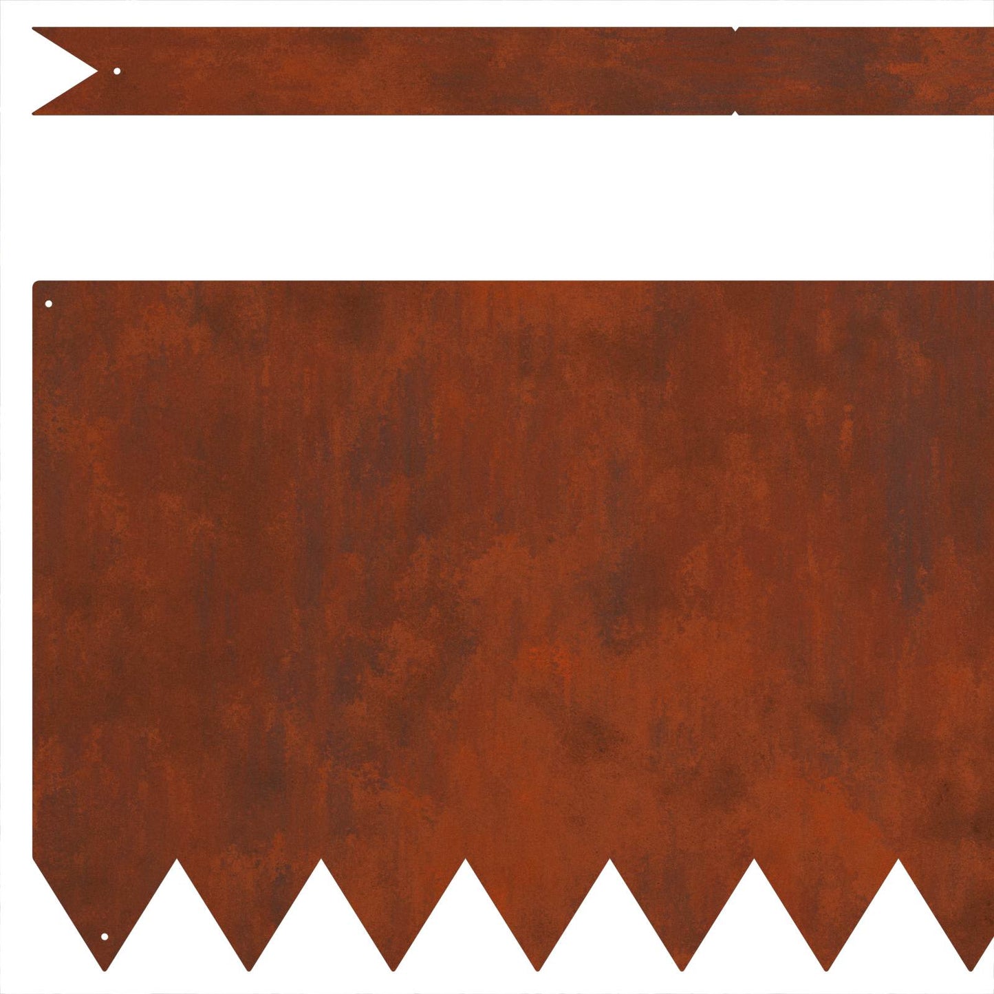 Lawn Edging 30 pcs 100 x 0.05 x 30 cm Weathering Steel Rusty