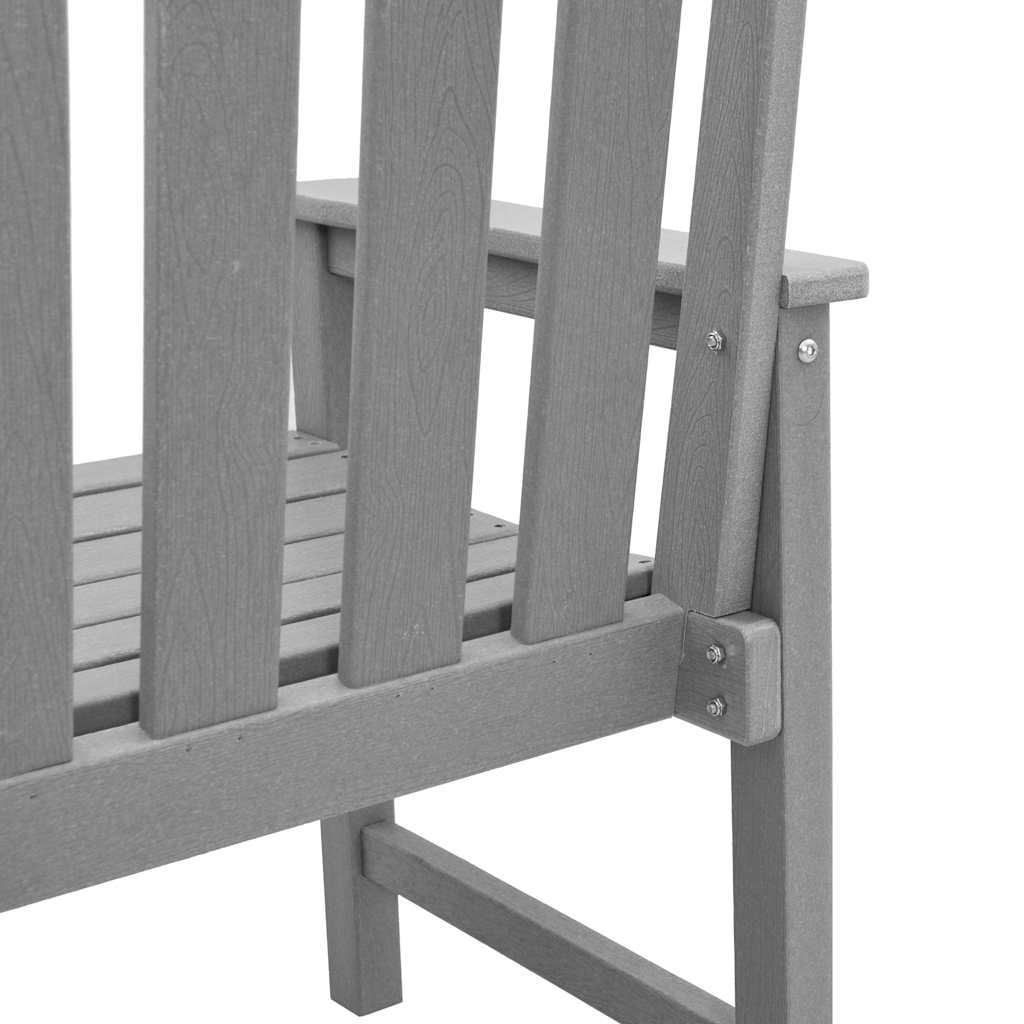 Garden Chair 6 pcs Light Grey 65.5 x 59 x 88 cm Polyethylene