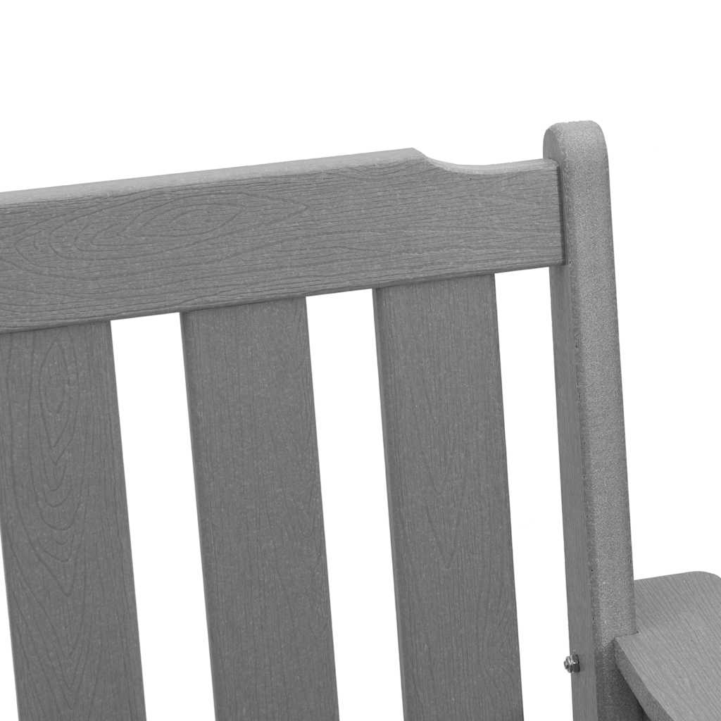 Garden Chair 6 pcs Light Grey 65.5 x 59 x 88 cm Polyethylene