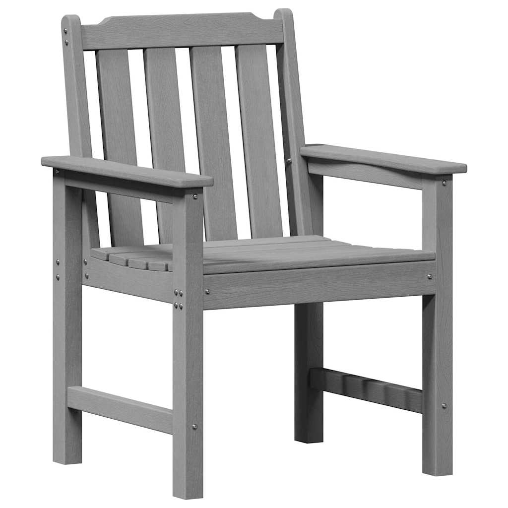 Garden Chair 6 pcs Light Grey 65.5 x 59 x 88 cm Polyethylene