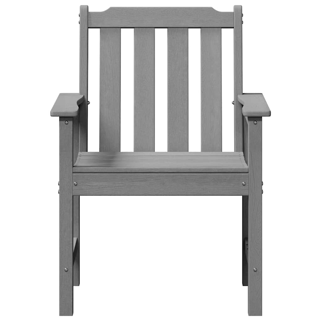 Garden Chair 6 pcs Light Grey 65.5 x 59 x 88 cm Polyethylene