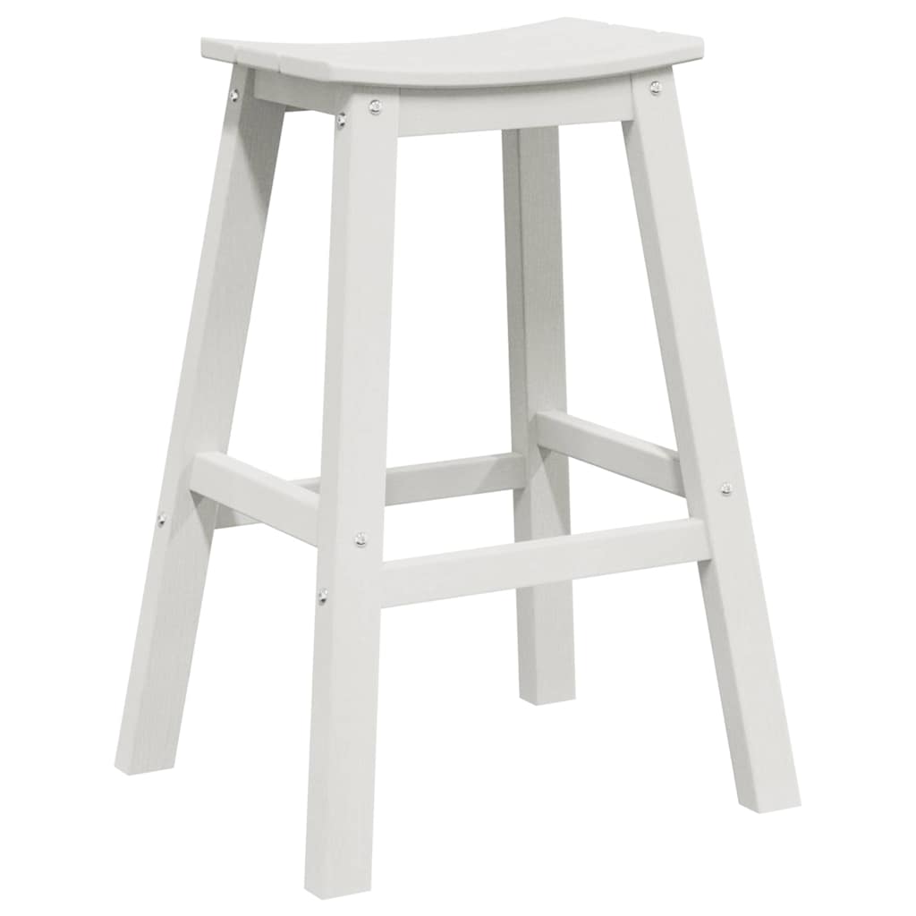 Garden Bar Set 3 pcs White HDPE