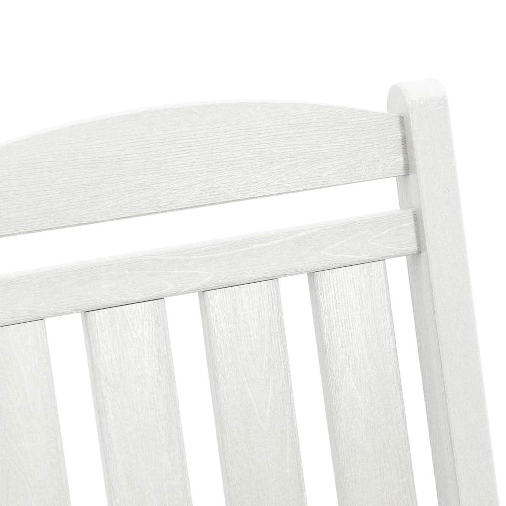 Rocking Chair 2 pcs White 92 x 70 x 108 cm Polyethylene