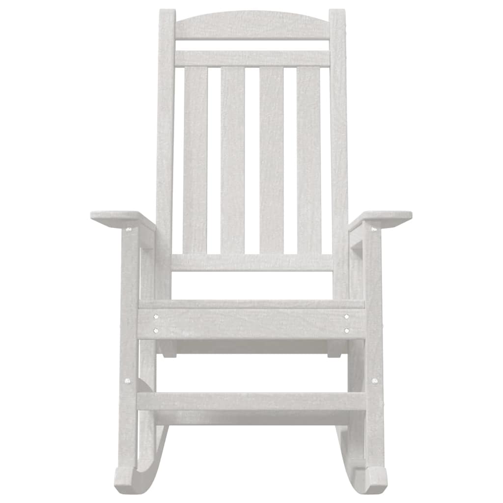 Rocking Chair 2 pcs White 92 x 70 x 108 cm Polyethylene