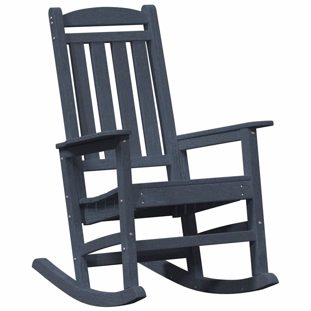 Rocking Chair 2 pcs Navy 92 x 70 x 108 cm Polyethylene